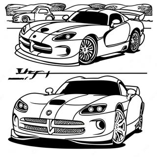 Dodge Viper Sports Car Coloring Page 52013-41522