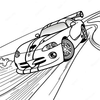 Dodge Viper Racing On Track Coloring Page 52014-41513