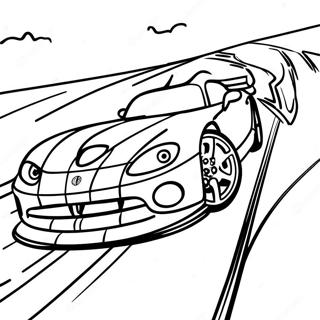 Dodge Viper Racing On Track Coloring Page 52014-41515