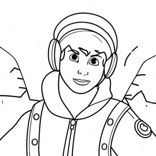 Adventurous Zane Coloring Page 52034-41532