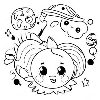 Colorful Baby Einstein Characters Coloring Page 52054-41551