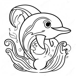 Miami Dolphins Logo Coloring Page 5206-4267