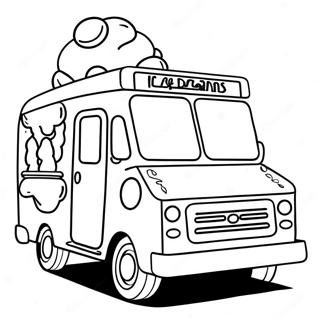 Ice Cream Truck Coloring Page 52073-41562