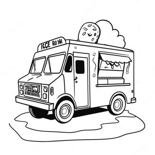 Ice Cream Truck Coloring Page 52073-41563