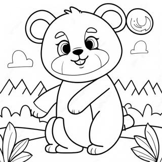 Cheerful Good Morning Animals Coloring Page 52084-41573