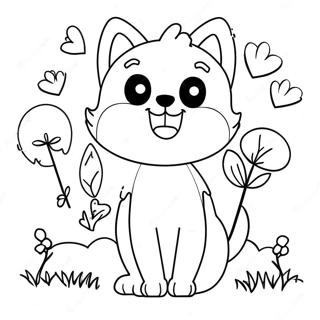 Cheerful Good Morning Animals Coloring Page 52084-41574