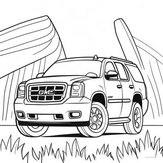 Gmc Yukon Coloring Pages