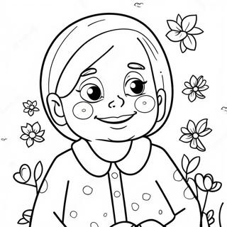 Cheerful Get Well Soon Grandma Coloring Page 52104-41593