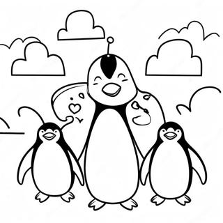 Mr Popper's Penguins Coloring Pages