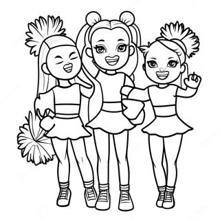 Lol Cheerleader Coloring Pages