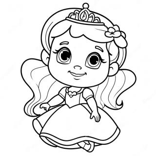 Baby Disney Princess Coloring Page 5216-4277