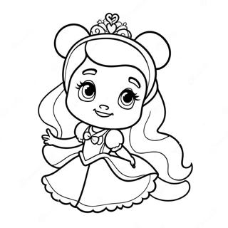 Baby Disney Princess Coloring Page 5216-4280