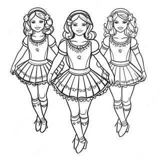 Irish Dance Coloring Page 52173-41639