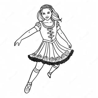 Irish Dance Coloring Page 52173-41640