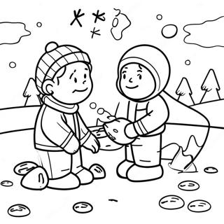 Ice Fishing Adventure Coloring Page 52193-41663