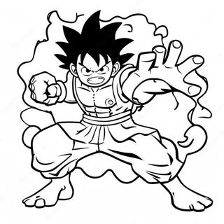 Luffy Gear 4 Snakeman Coloring Pages