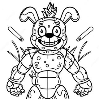 Full Body Springtrap Coloring Pages