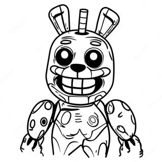 Full Body Springtrap Coloring Page 52223-41682