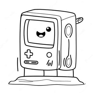 Bmo In Adventure Time Coloring Page 52234-41689