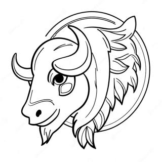 Buffalo Sabres Mascot Coloring Page 52244-41703