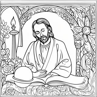 Lord S Prayer Coloring Page 52253-41706