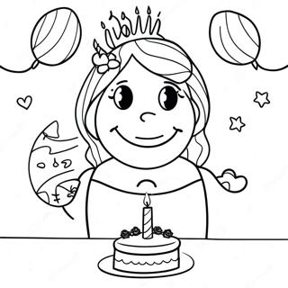 Happy Birthday Aunt Coloring Page 52273-41719