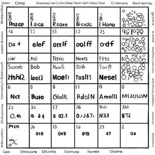 Colorful Periodic Table Elements Coloring Page 52294-41745