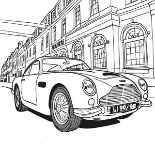 Aston Martin Coloring Pages