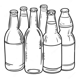 Craft Beer Bottles Coloring Page 52334-41770