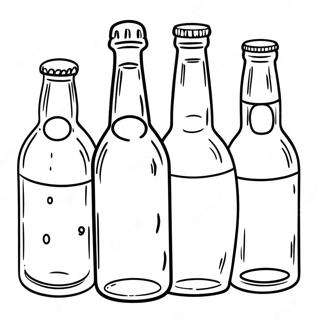 Craft Beer Bottles Coloring Page 52334-41771