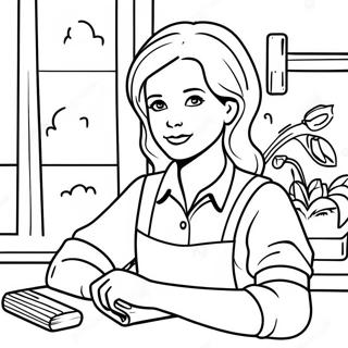 Morning Work Coloring Page 52343-41775