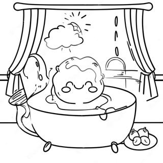 Bright And Cheerful Morning Routine Coloring Page 52344-41784