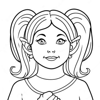 Cindy Lou Who Coloring Page 52353-41787