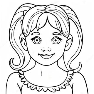 Cindy Lou Who Coloring Page 52353-41788