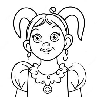 Cindy Lou In Festive Outfit Coloring Page 52354-41789