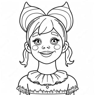 Cindy Lou In Festive Outfit Coloring Page 52354-41791