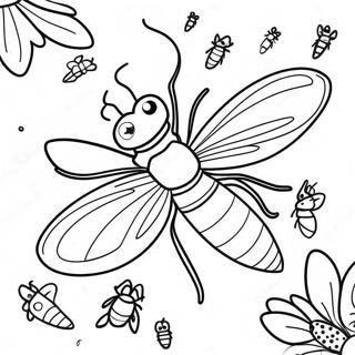 Insect Coloring Page 5236-4295