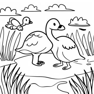 Wetlands Coloring Pages