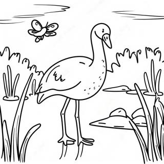 Wetlands Wildlife Coloring Page 52373-41803