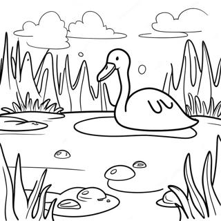 Wetlands Wildlife Coloring Page 52373-41804