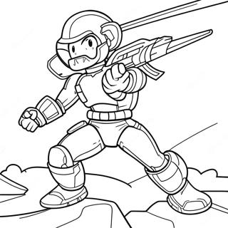 Striker Eureka In Battle Coloring Page 52404-41825