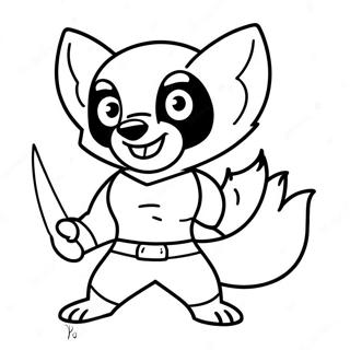 Wolverine Animal Coloring Pages