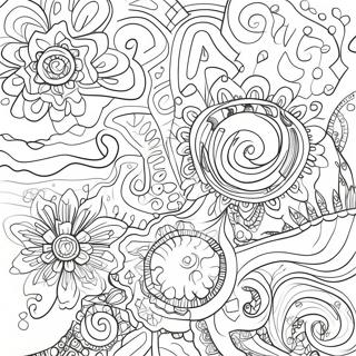 Colorful Galaxy Scene Coloring Page 52484-41895