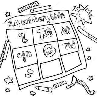 Colorful 2nd Grade Sight Words Coloring Page 52494-41901