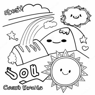 Colorful 2nd Grade Sight Words Coloring Page 52494-41902