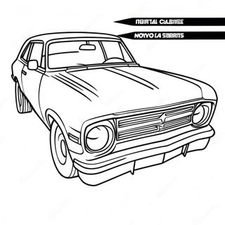 Chevy Nova Classic Car Coloring Page 52503-41905