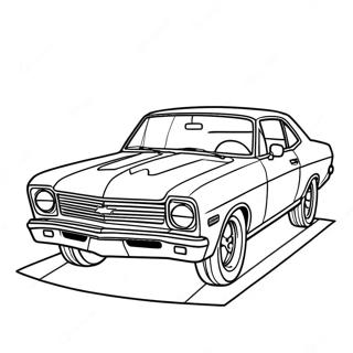 Chevy Nova Racing Car Coloring Page 52504-41912