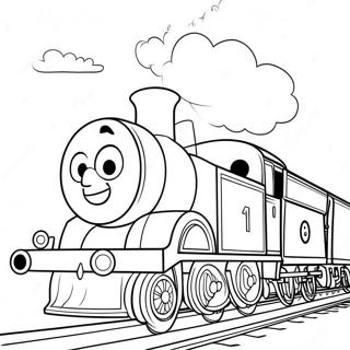 Edward The Blue Engine Coloring Page 52553-41949