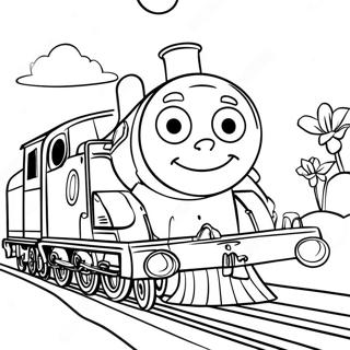 Edward The Blue Engine Coloring Page 52553-41951