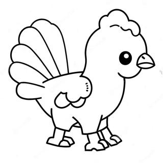 Minecraft Chicken Coloring Pages